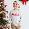 Dino Christmas Long Sleeve Shirt, Natural - T-Shirts - 2
