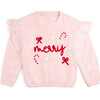 Coquette Merry Christmas Knit Sweater, Ballet - Sweaters - 1 - thumbnail
