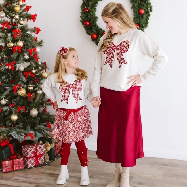 Christmas Plaid Layered Bow Headband, Multi - Headbands - 6