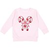 Candy Cane Patch Christmas Sweatshirt, Ballet - Sweatshirts - 1 - thumbnail