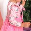 Nutcracker Trellis Christmas Long Sleeve Tutu Dress, Multi - Dresses - 3