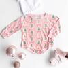 Nutcracker Trellis Christmas Long Sleeve Romper, Ballet - Rompers - 4
