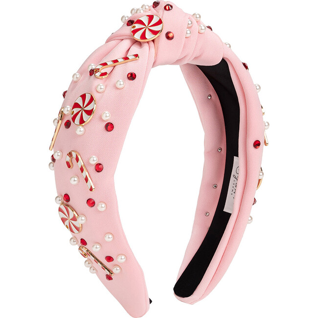 Candy Cane Christmas Gemstone Women's Headband, Ballet