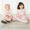Candy Cane Confetti Christmas Long Sleeve Tutu Dress, Pink - Dresses - 5