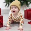 Cabin Christmas Long Sleeve Romper, Multi - Rompers - 3