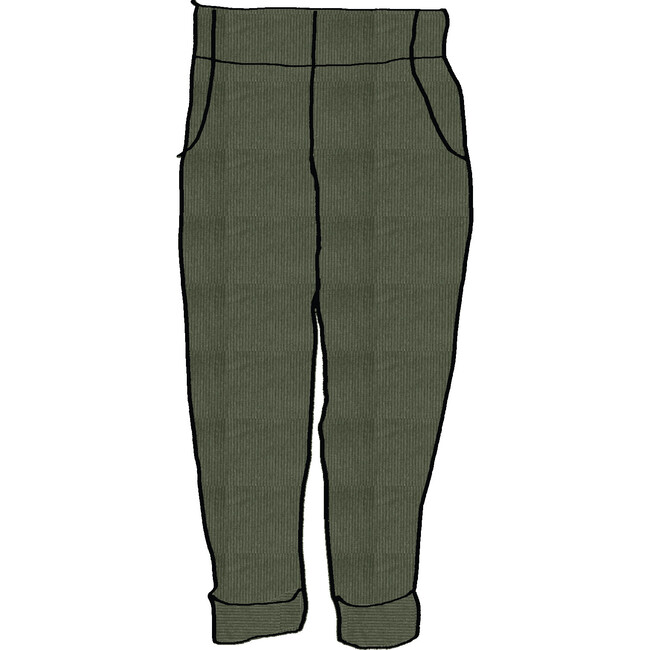 Green Cord Trouser