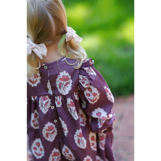 Britta Dress in Intaglio Maroon - Dresses - 3