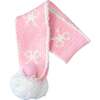Knit Bows Scarf, Pink - Hats - 1 - thumbnail