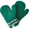 Knit Mittens, Green - Hats - 1 - thumbnail