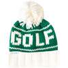 Golf Bobble Hat, Green - Hats - 1 - thumbnail