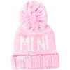 Mini Bobble Hat, Pink - Hats - 1 - thumbnail