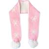 Knit Bows Scarf, Pink - Hats - 2