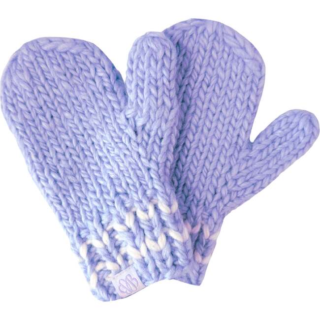 Knit Mittens, Lavender