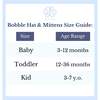 Knit Mittens, Navy - Hats - 3