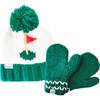 Golf Flag Bobble Hat, Green - Hats - 4