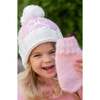 Bows Bobble Hat, Pink - Hats - 2