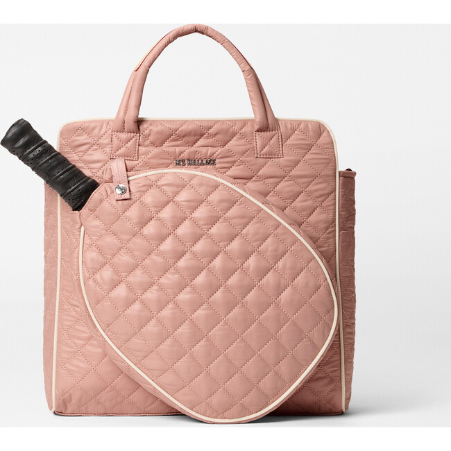 Pickleball Tote, Dusty Rose/Ecru