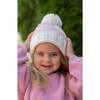 Bows Bobble Hat, Pink - Hats - 4