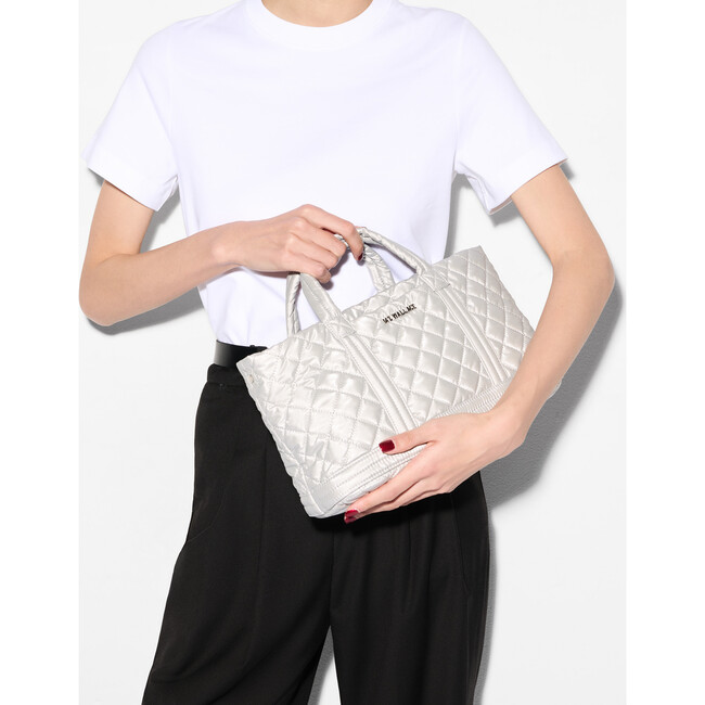 Metro Utility Crossbody, Oyster Metallic - Bags - 3