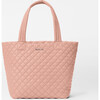 Medium Metro Tote Deluxe, Dusty Rose - Bags - 1 - thumbnail