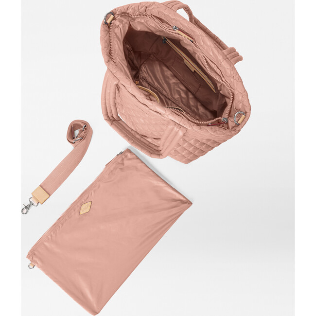 Medium Metro Tote Deluxe, Dusty Rose - Bags - 2