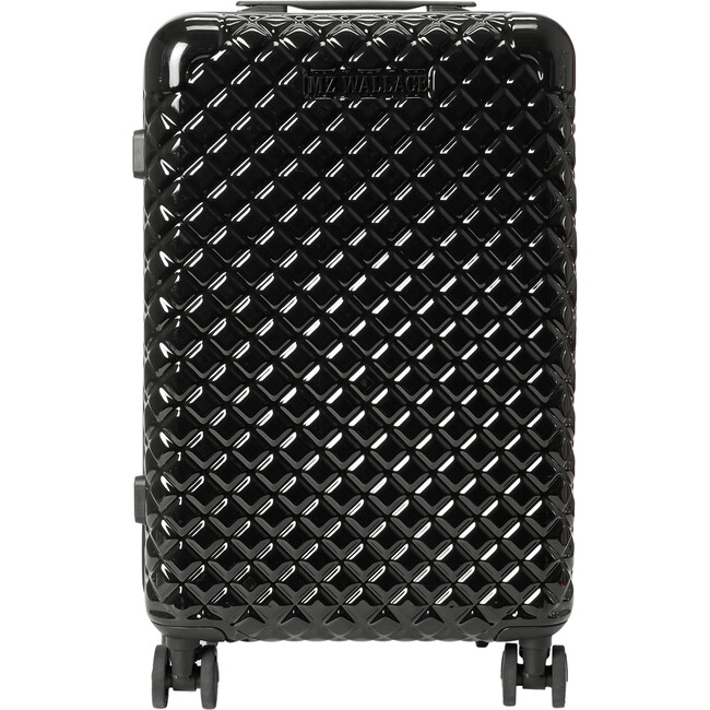 Lacquer Light-Weight Carry-On Suitcase, Black - Luggage - 1