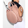 Doubles Convertible Tennis Backpack, Dusty Rose/Ecru - Bags - 4
