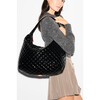 Women's Large Metro Shoulder Bag, Black Lacquer - Bags - 5