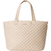 Women's Large Metro Tote Deluxe Bag, Buff - Bags - 1 - thumbnail