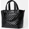 Women's Deluxe Large Metro Tote, Black Lacquer - Bags - 2