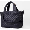 Small Metro Tote Deluxe, Black - Bags - 5 - thumbnail