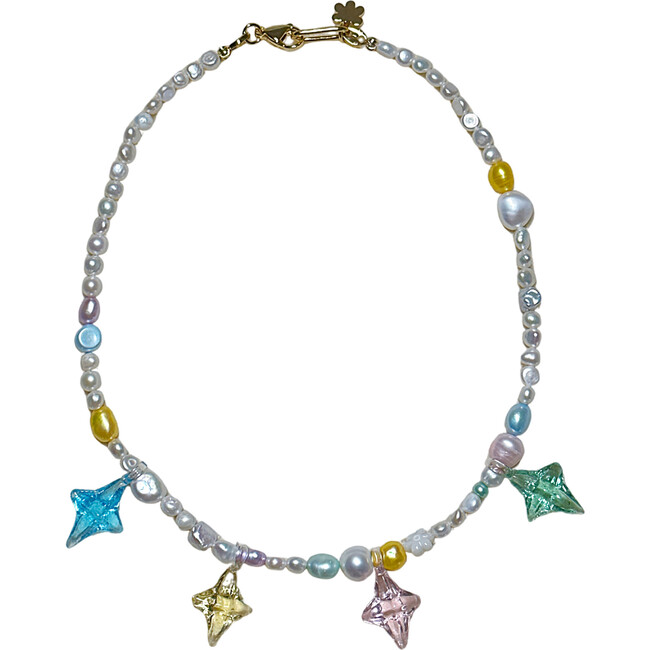 Sparkly Night Pearl Necklace