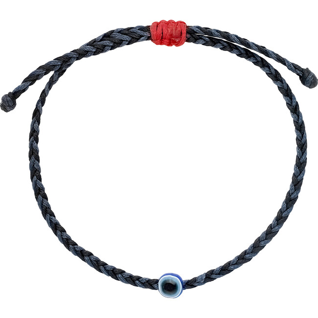Women's Dark Evil Eye Braided Bracelet