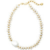 Women's Dune Necklace, Pearl - Earrings - 1 - thumbnail