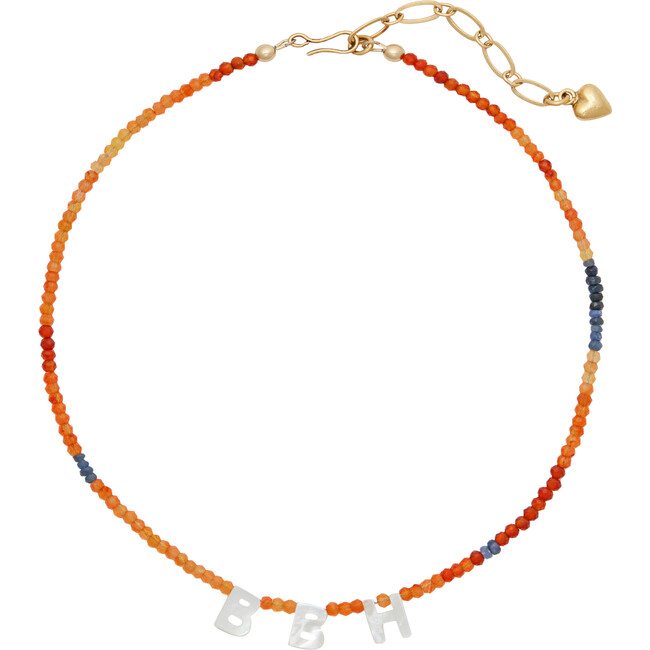 Women's Say My Name Necklace, Carrot