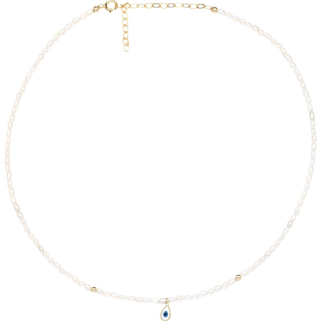 Women's Freshwater Baroque Pearl Teardrop Necklace - Necklaces - 1