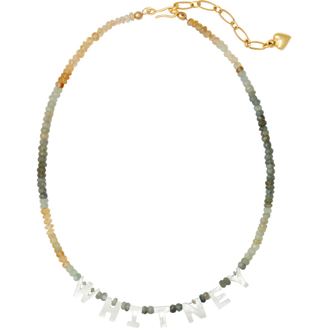 Women's Say My Name Necklace, Beryl Ombre