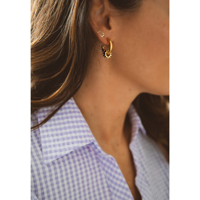 Women's Pinkie Swear Hoops, Lilac