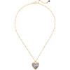 Women's Lovey Necklace, Amethyst - Necklaces - 1 - thumbnail