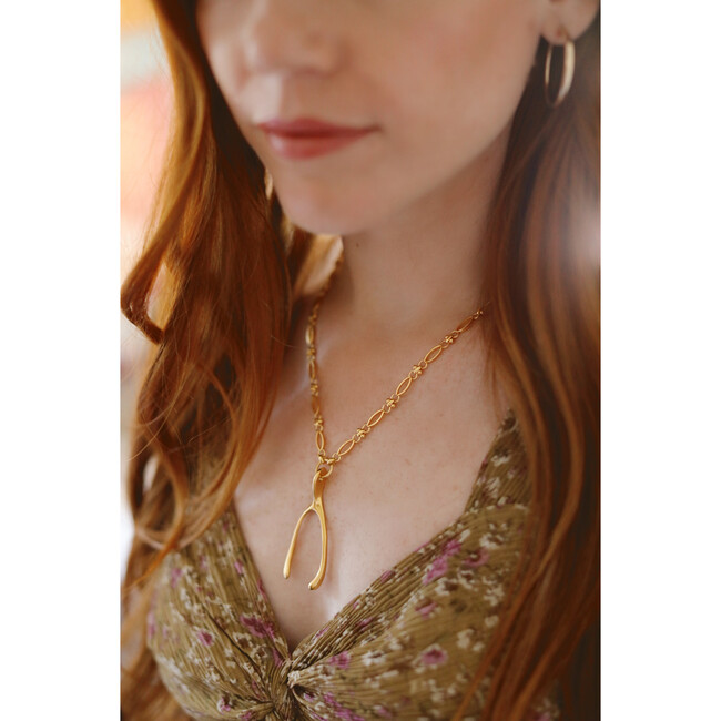 Women's Wishbone Necklace