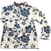 Evelyn Turtleneck in Dot Stripe and Shelby Navy Shelby Navy - Blouses - 1 - thumbnail
