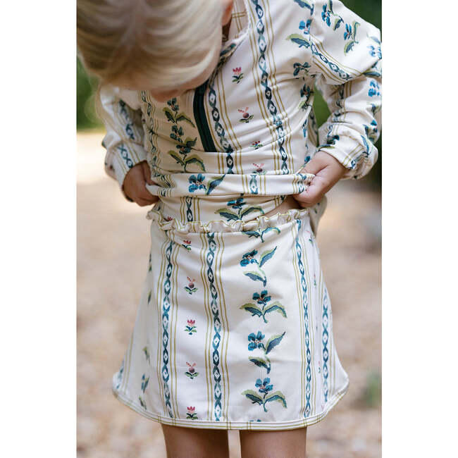 Kitt Set in French Stripe/Window Pane - Mixed Apparel Set - 3
