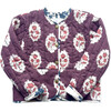 Quilted Jacket in Intaglio Maroon - Jackets - 1 - thumbnail