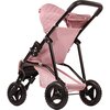 Gotz 3‑Wheel Doll Buggy “Soft Mood” – Compact Grey‑Pink Doll Stroller with Sunshade, Soft Handle & Storage Basket – Fits Dolls up to 19.5" – Ages 3+ - Doll Accessories - 8