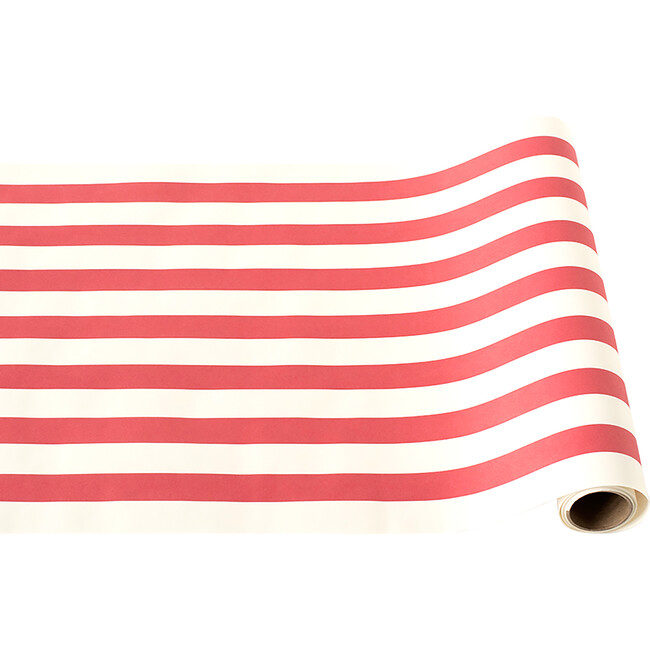 Red Classic Stripe Runner - Tabletop - 1