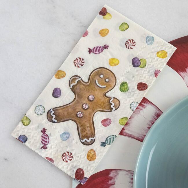 Gingerbread Guest Napkin - Party - 2