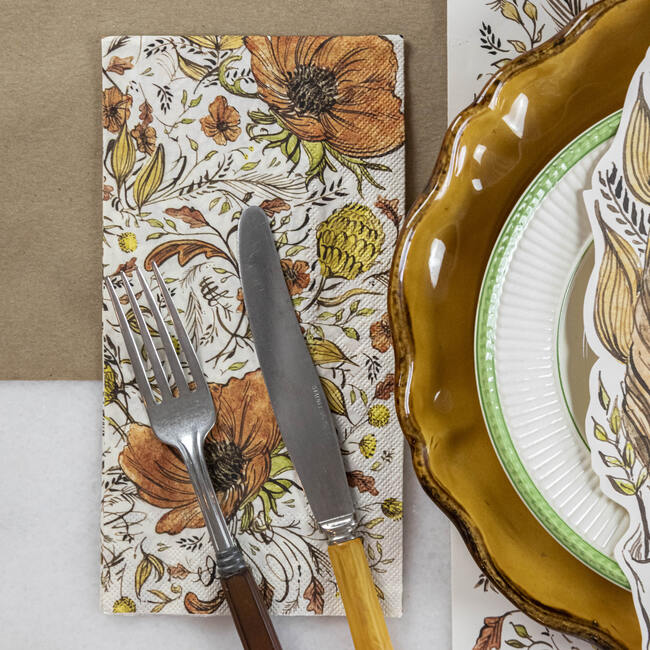 Autumn Arrangement Guest Napkin - Party - 2
