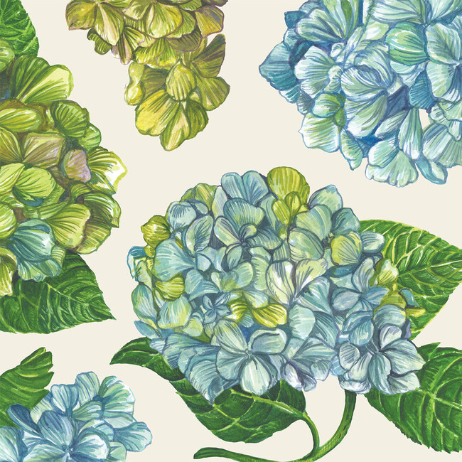 Hydrangea Beverage Napkin, Set of 20 - Tabletop - 1