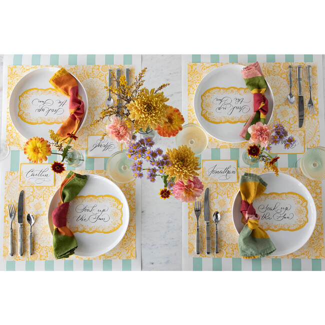 Spring Blooms Table Card, Set of 12