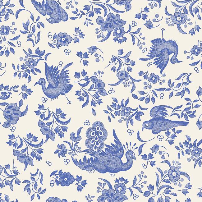 Blue Regal Peacock Napkin, Set of 20